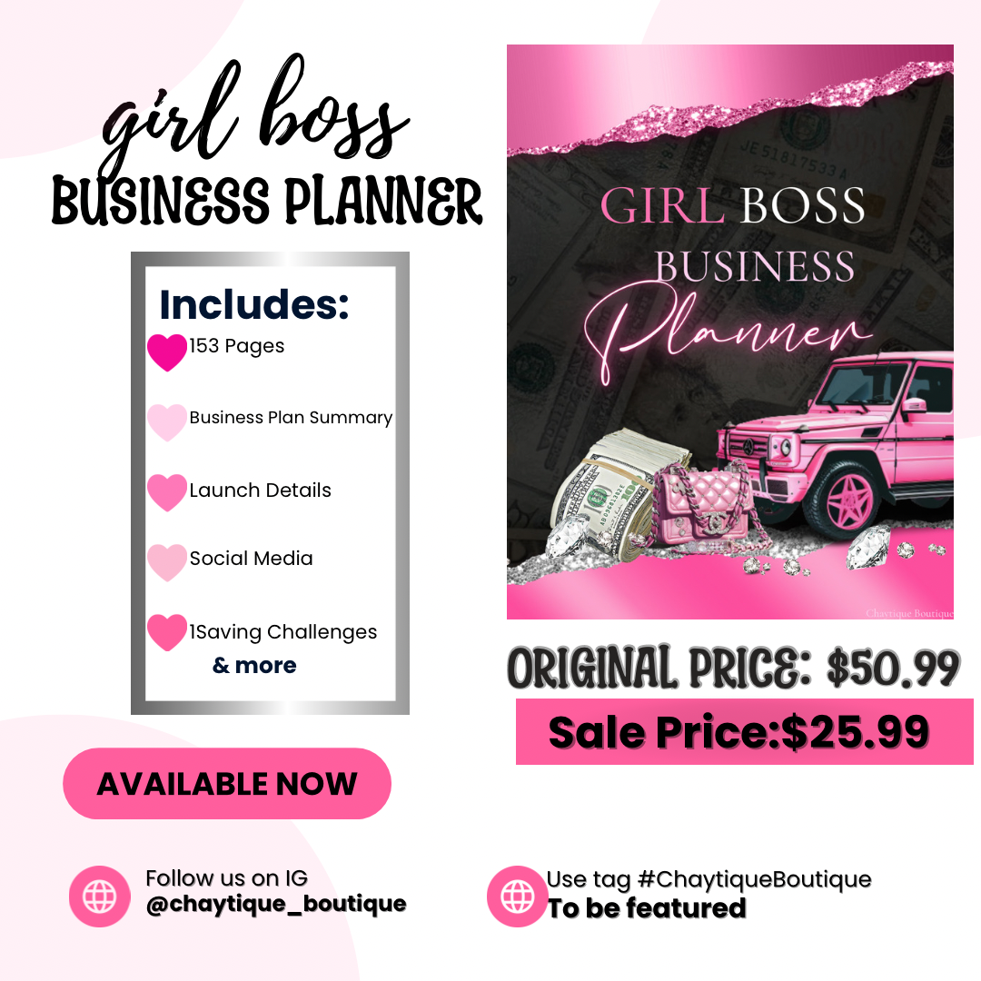 Girl Boss Business Planner
