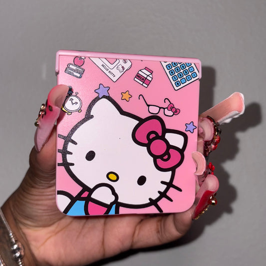 Pink Purrfect School Girl-Samsung Galaxy Z Flip 7 Case
