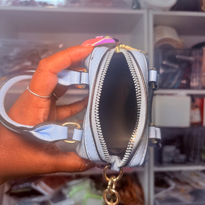Baby Blue Heiress Mini Bag