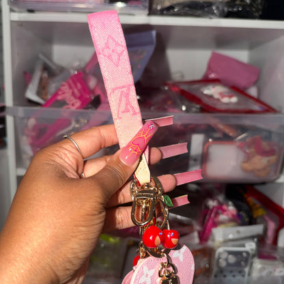 Cherry on Pop Keychain Set