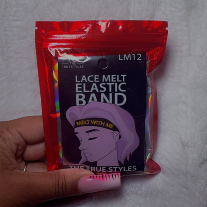 Lay Me Down Boo Lace Melt Elastic Band