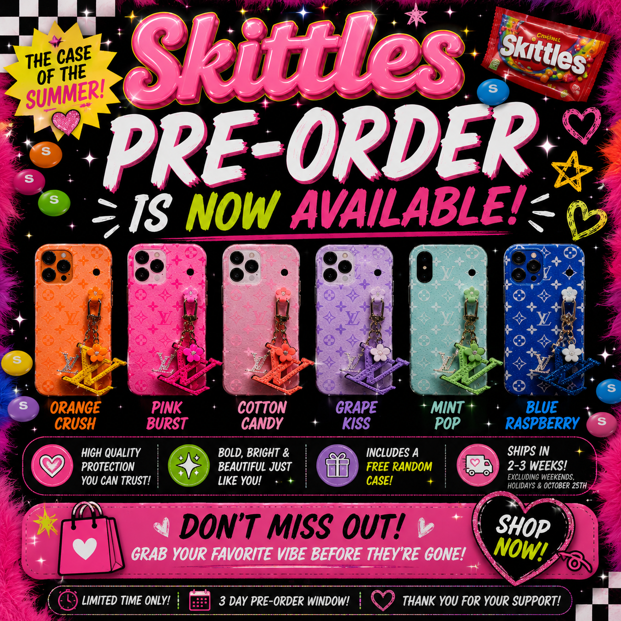 Skittles (Pre-order 2-3 weeks shipping)